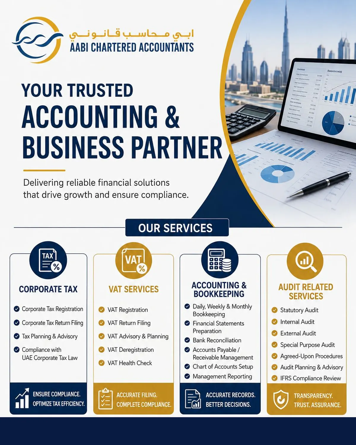 AABI Chartered Accountants tax, VAT, bookkeeping and audit services