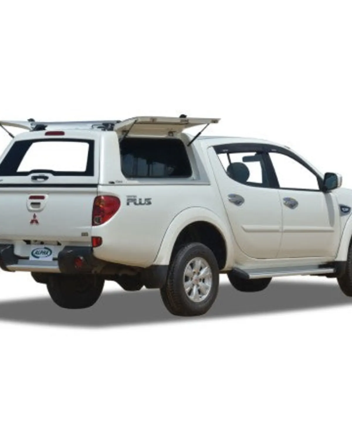 Fleetline utility canopy fitted to a white pickup truck
