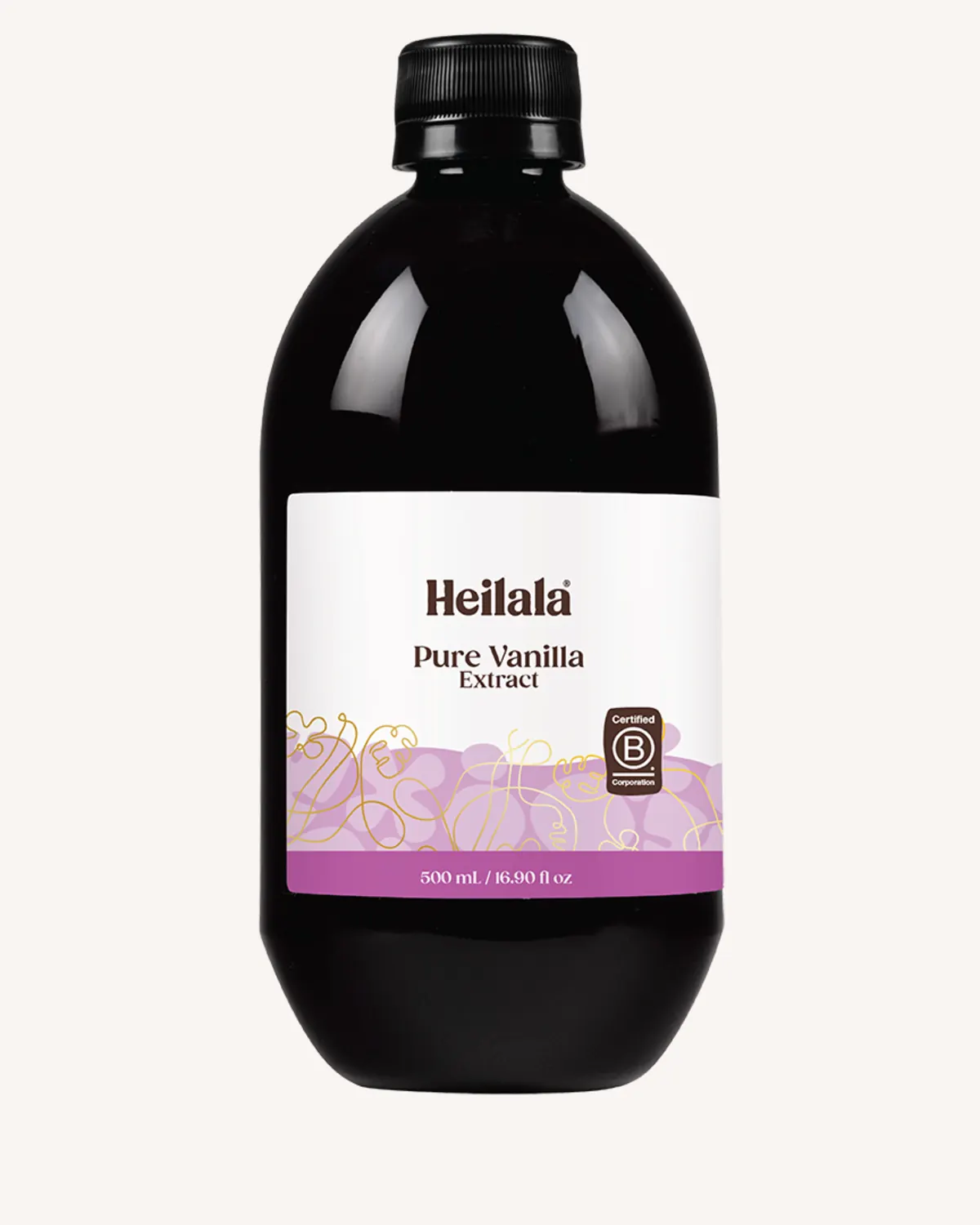 Heilala Pure Vanilla Extract 500 ml bottle